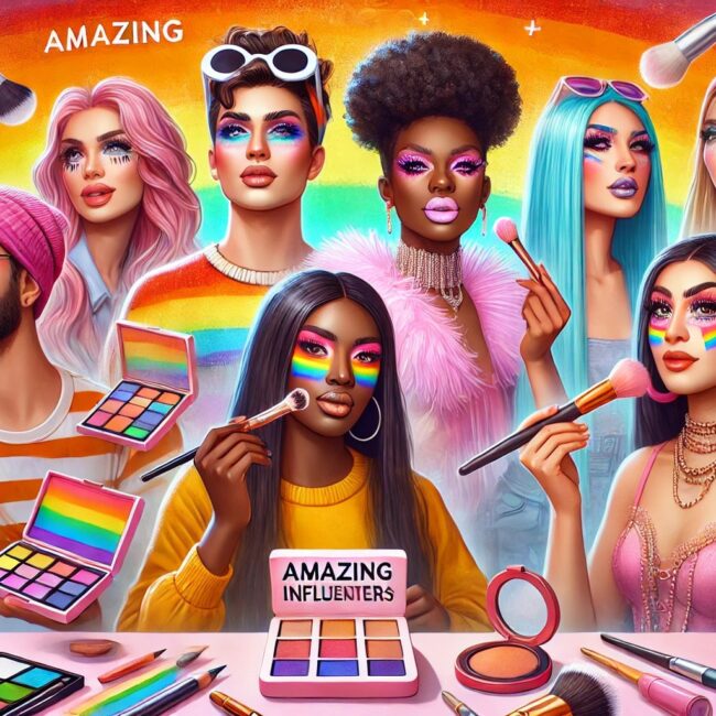 LGBTQ+ and non-binary beauty influencers
