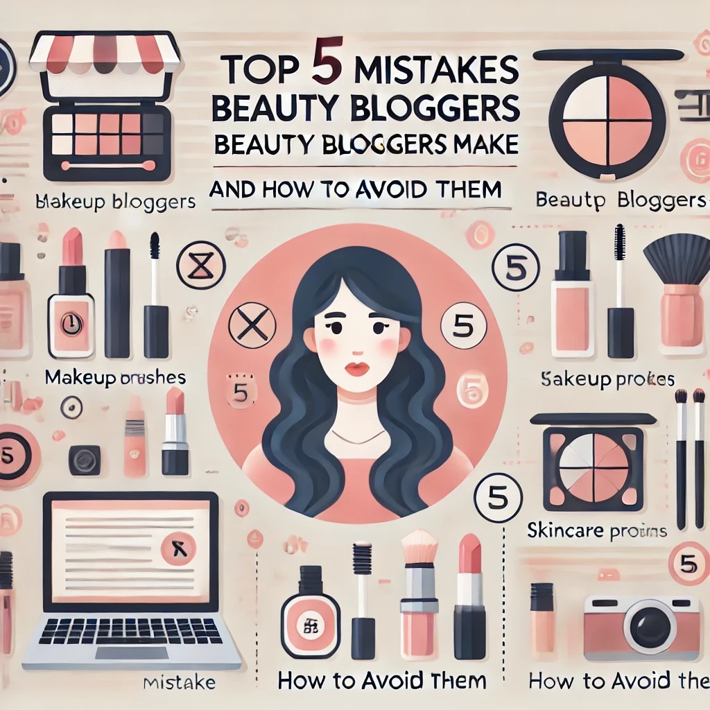 You are currently viewing Top 5 Mistakes Beauty Bloggers Make (And How to Avoid Them)